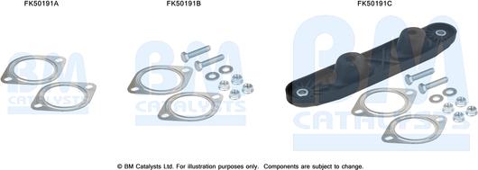 BM Catalysts FK50191 - Mounting Kit, exhaust pipe car-mod.net