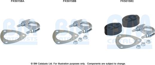 BM Catalysts FK50158 - Mounting Kit, exhaust pipe car-mod.net