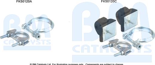 BM Catalysts FK50120 - Mounting Kit, exhaust pipe car-mod.net