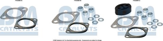 BM Catalysts FK50861 - Mounting Kit, exhaust pipe car-mod.net