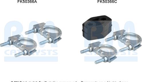 BM Catalysts FK50366 - Mounting Kit, exhaust pipe car-mod.net