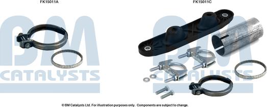BM Catalysts FK15011 - Mounting Kit, soot filter car-mod.net