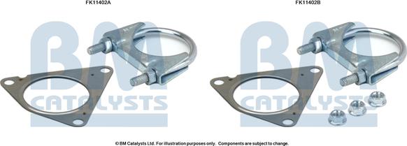 BM Catalysts FK11402 - Mounting Kit, soot filter car-mod.net