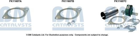 BM Catalysts FK11607 - Mounting Kit, soot filter car-mod.net