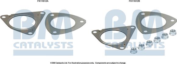 BM Catalysts FK11612 - Mounting Kit, soot filter car-mod.net