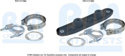 BM Catalysts FK11118 - Mounting Kit, soot filter car-mod.net