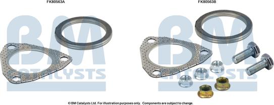 BM Catalysts FK80563 - Mounting Kit, catalytic converter car-mod.net