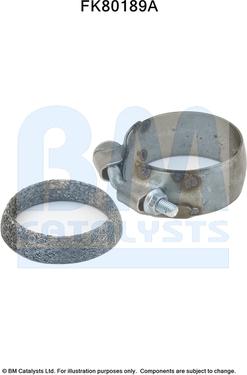 BM Catalysts FK80189 - Mounting Kit, catalytic converter car-mod.net