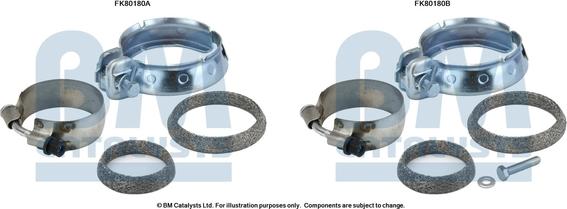 BM Catalysts FK80180 - Mounting Kit, catalytic converter car-mod.net