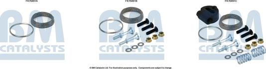 BM Catalysts FK70491 - Mounting Kit, exhaust pipe car-mod.net