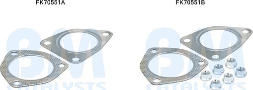 BM Catalysts FK70551 - Mounting Kit, exhaust pipe car-mod.net
