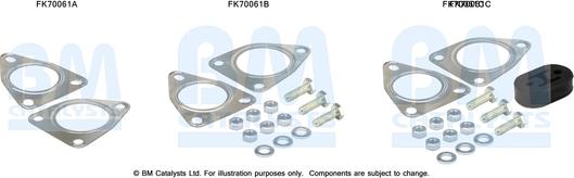 BM Catalysts FK70061 - Mounting Kit, exhaust pipe car-mod.net