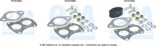 BM Catalysts FK70196 - Mounting Kit, exhaust pipe car-mod.net