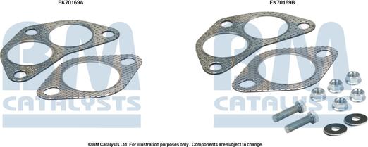 BM Catalysts FK70169 - Mounting Kit, exhaust pipe car-mod.net