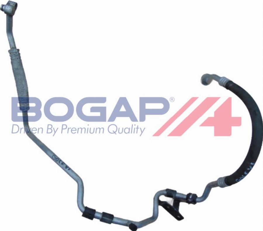 BOGAP A4128174 - High / Low Pressure Line, air conditioning car-mod.net