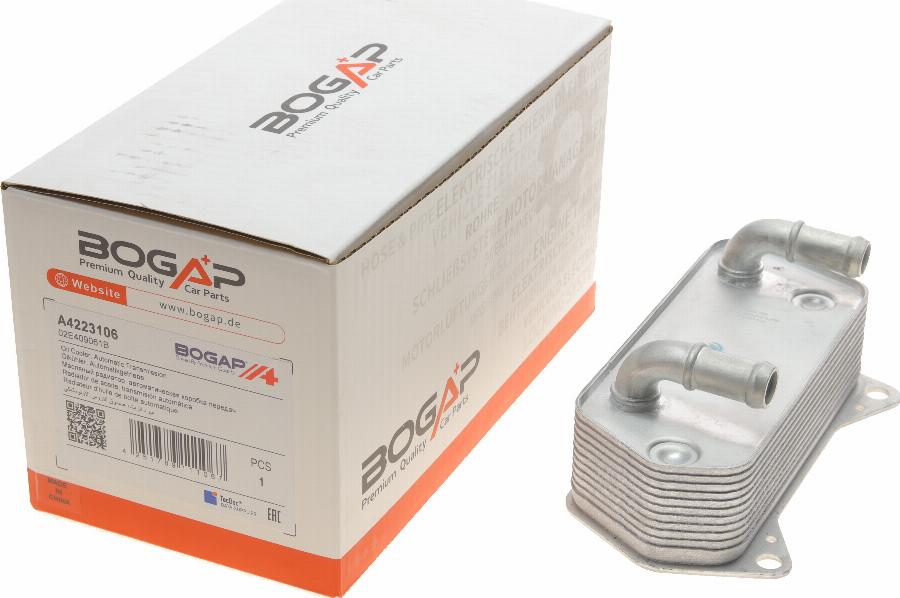 BOGAP A4223106 - Oil Cooler, automatic transmission car-mod.net