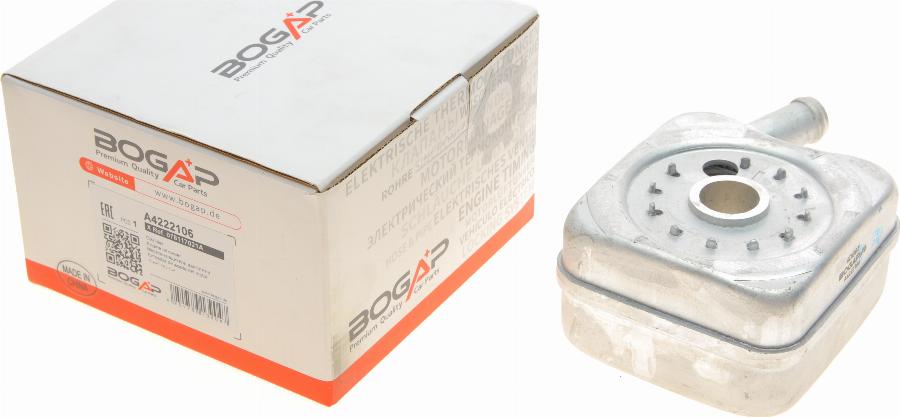 BOGAP A4222106 - Oil Cooler, engine oil car-mod.net