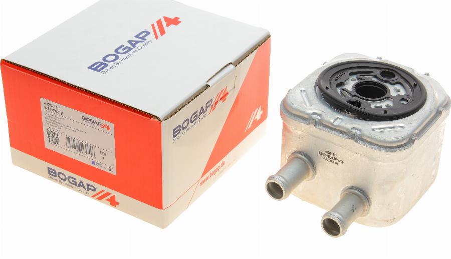 BOGAP A4222116 - Oil Cooler, engine oil car-mod.net