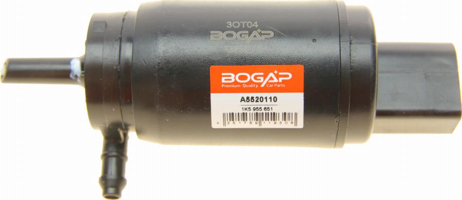 BOGAP A5520110 - Water Pump, window cleaning car-mod.net
