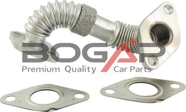 BOGAP A1832101 - Pipe, EGR valve car-mod.net