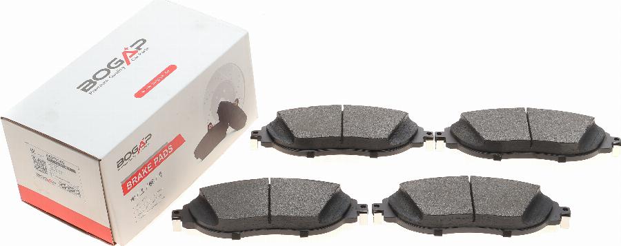 BOGAP A8210140 - Brake Pad Set, disc brake car-mod.net