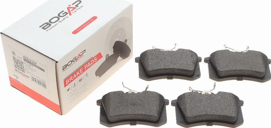 BOGAP A8210104 - Brake Pad Set, disc brake car-mod.net