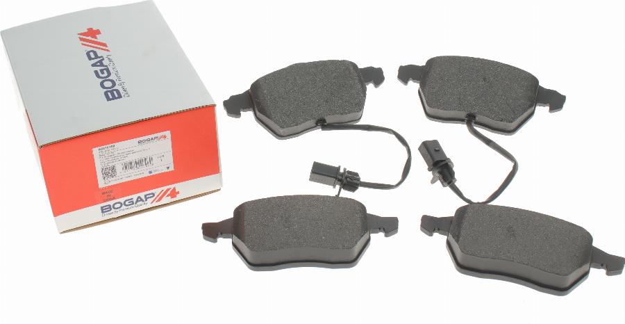 BOGAP A8210108 - Brake Pad Set, disc brake car-mod.net