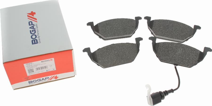 BOGAP A8210102 - Brake Pad Set, disc brake car-mod.net