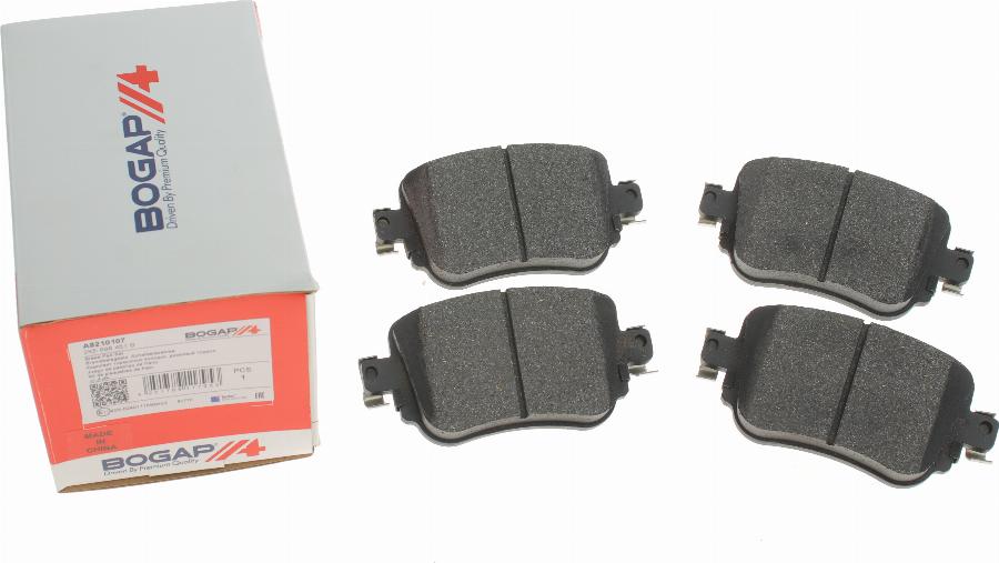 BOGAP A8210107 - Brake Pad Set, disc brake car-mod.net