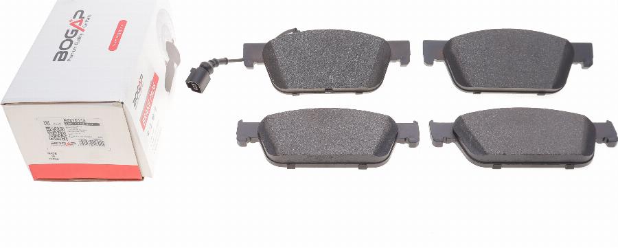 BOGAP A8210113 - Brake Pad Set, disc brake car-mod.net