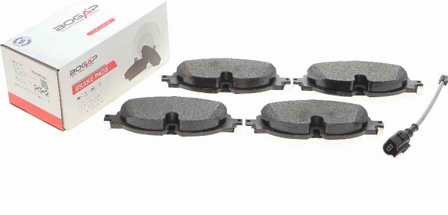 BOGAP A8210123 - Brake Pad Set, disc brake car-mod.net