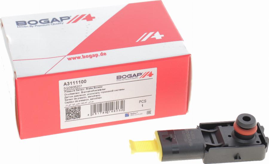 BOGAP A3111100 - Pressure Sensor, brake booster car-mod.net