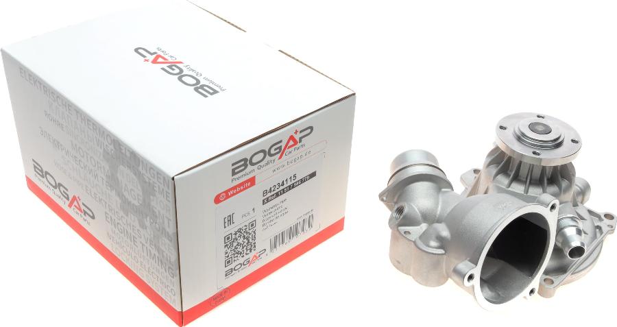 BOGAP B4234115 - Water Pump car-mod.net