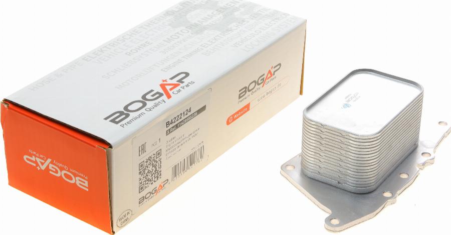 BOGAP B4222124 - Oil Cooler, engine oil car-mod.net