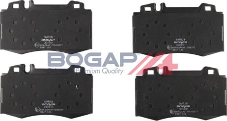 BOGAP C8210121 - Brake Pad Set, disc brake car-mod.net