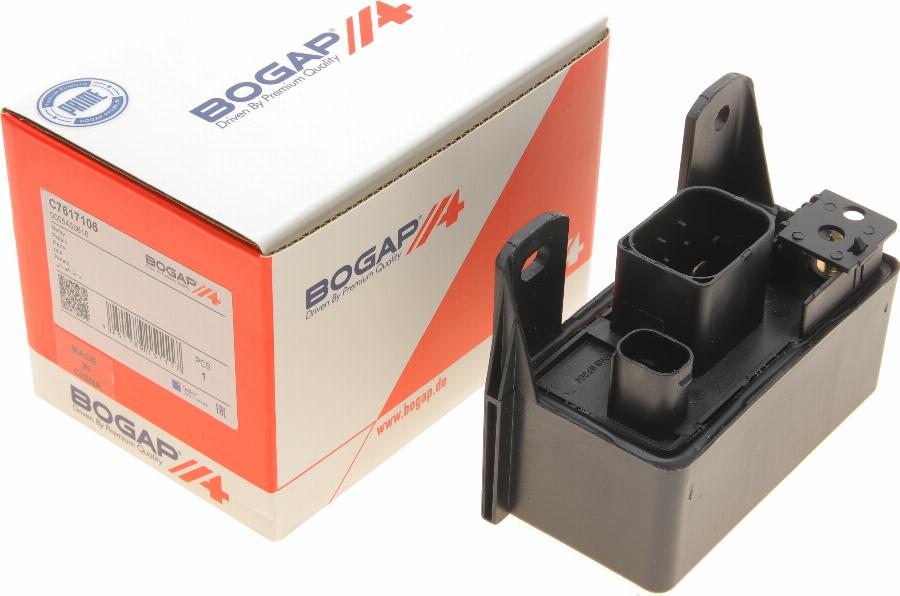 BOGAP C7617106 - Relay, glow plug system car-mod.net