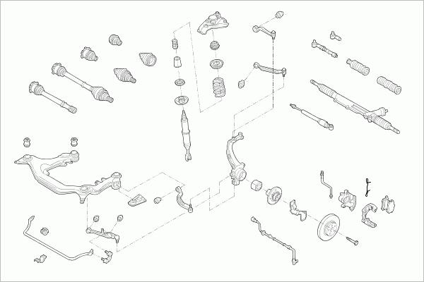 BOGE VW-PASSA-FB033 - Steering car-mod.net