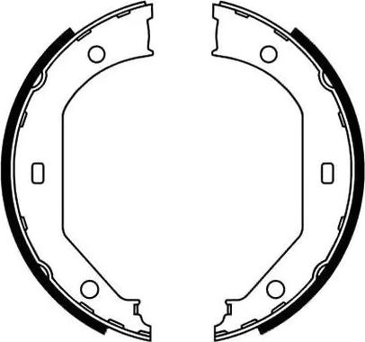 BÖLK BOL-E111444 - Drum Brake Shoe Set car-mod.net