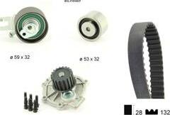 BÖLK BOL-F1010037 - Water Pump & Timing Belt Set car-mod.net
