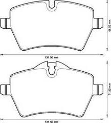 BÖLK BOL-G091099 - Brake Pad Set, disc brake car-mod.net
