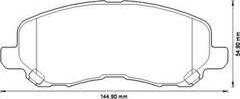 BÖLK BOL-G091086 - Brake Pad Set, disc brake car-mod.net