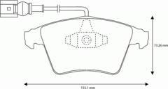 BÖLK BOL-G041177 - Brake Pad Set, disc brake car-mod.net