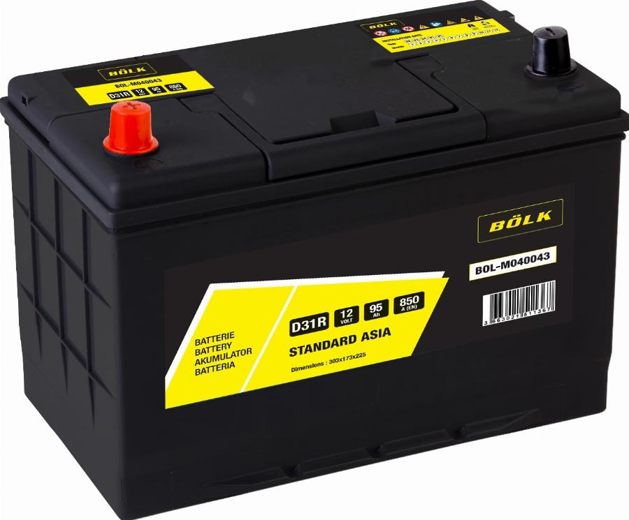 BÖLK BOL-M040043 - Starter Battery car-mod.net