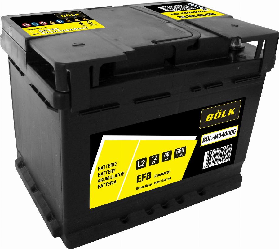 BÖLK BOL-M040006 - Starter Battery car-mod.net