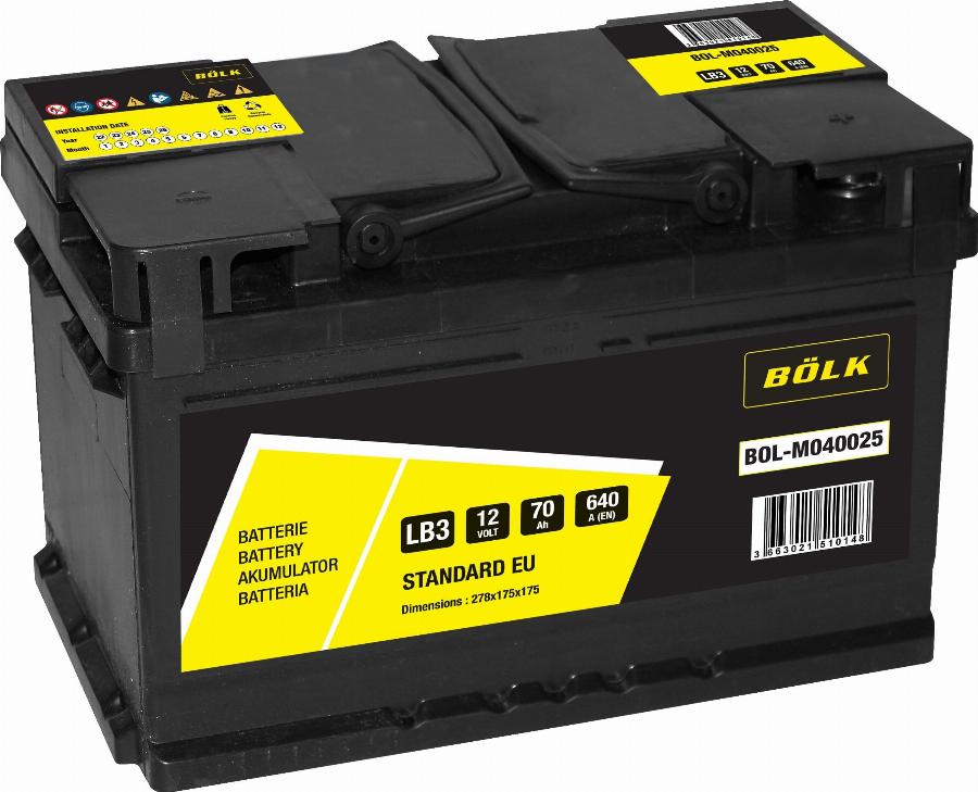BÖLK BOL-M040025 - Starter Battery car-mod.net