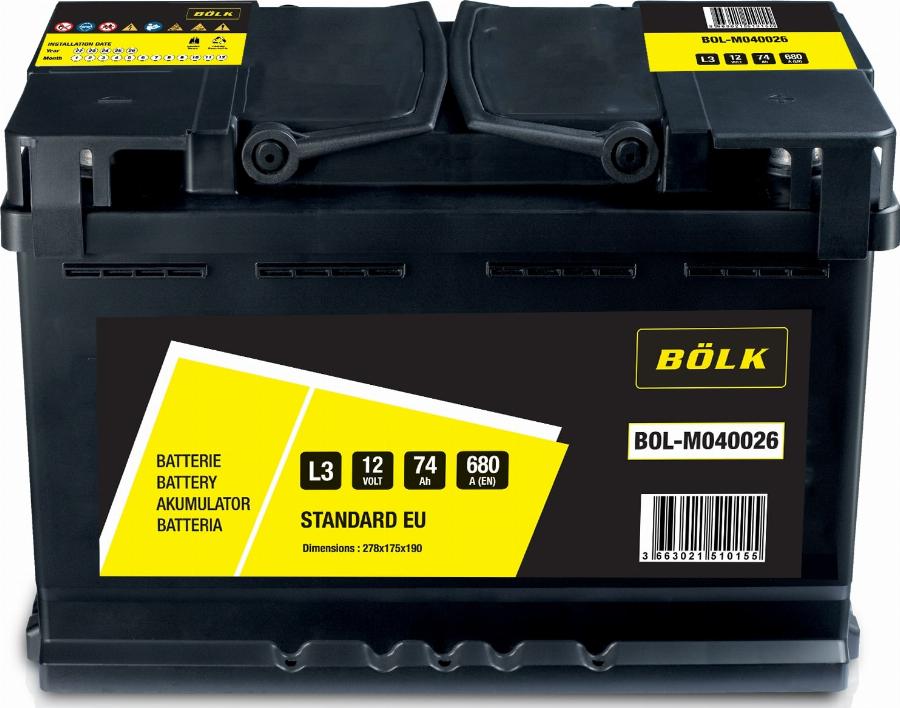 BÖLK BOL-M040026 - Starter Battery car-mod.net