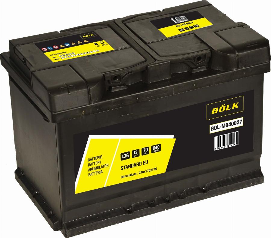BÖLK BOL-M040027 - Starter Battery car-mod.net