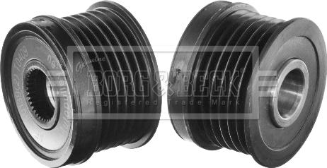 Borg & Beck BBA5057 - Pulley, alternator, freewheel clutch car-mod.net