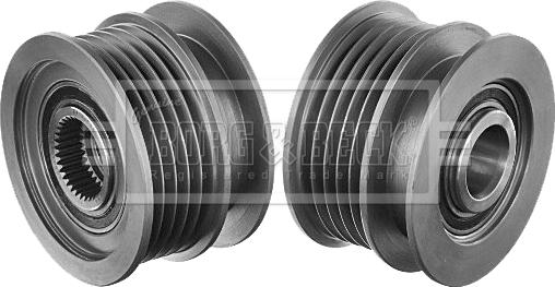 Borg & Beck BBA5060 - Pulley, alternator, freewheel clutch car-mod.net