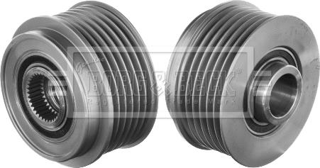 Borg & Beck BBA5008 - Pulley, alternator, freewheel clutch car-mod.net
